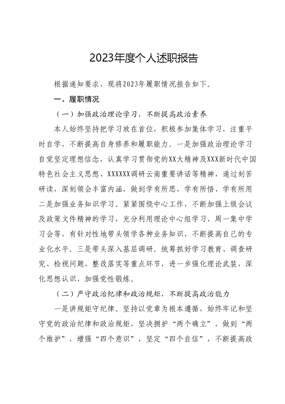 2023年度个人述职报告 (2).docx,第1页预览