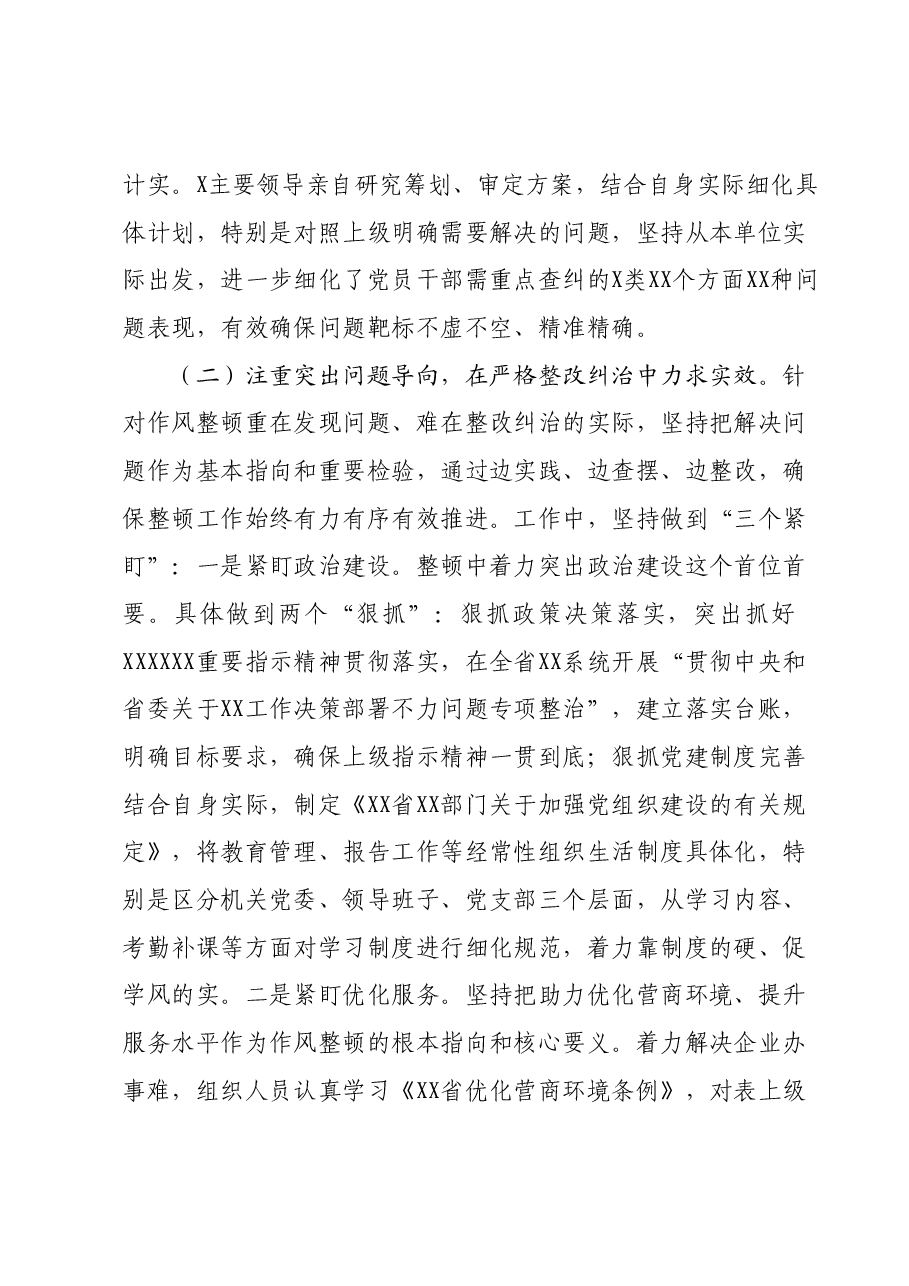 市直机关作风建设整顿总结报告.docx,第2页预览