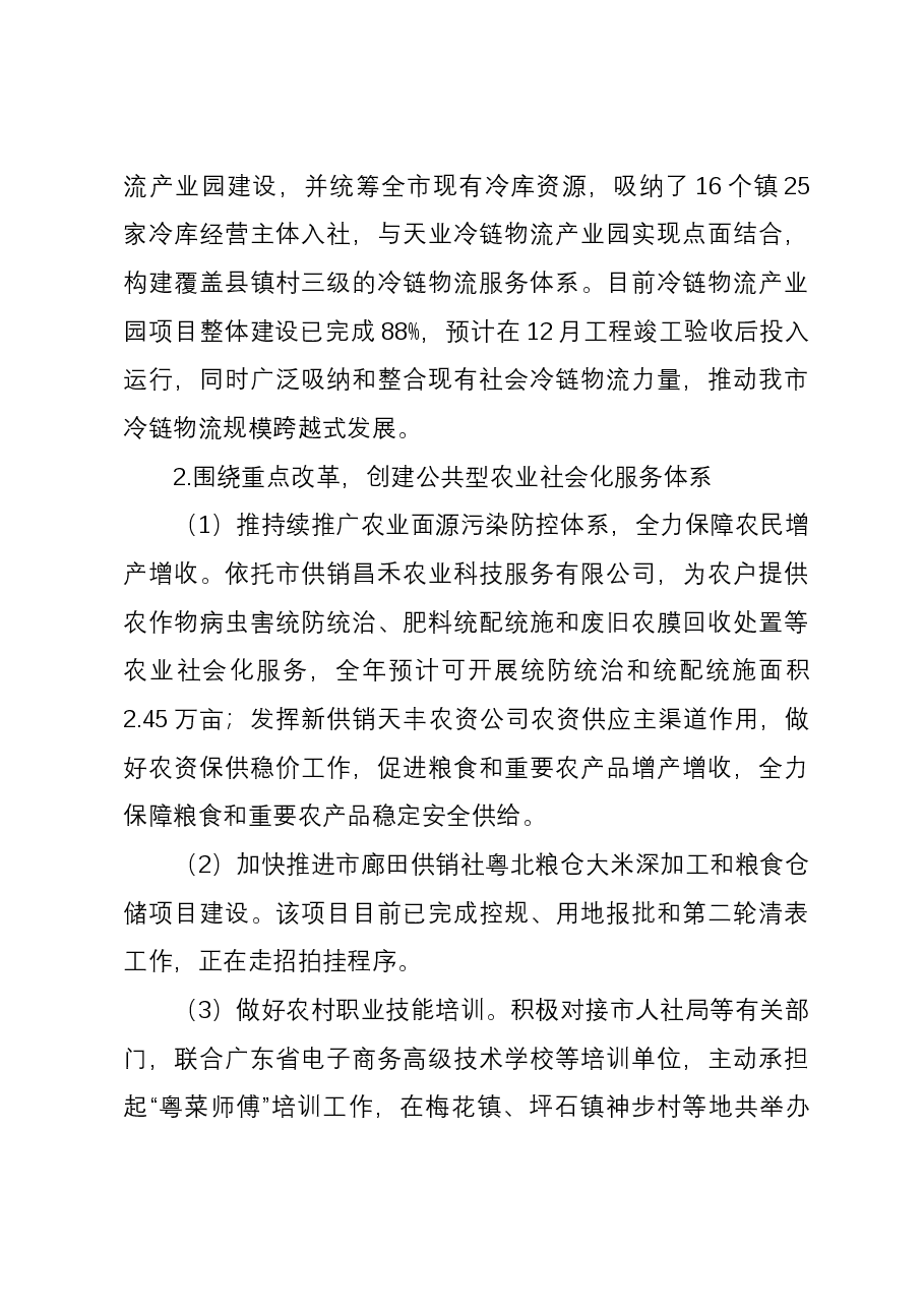 市供销社2023年工作总结和2024年工作计划.docx，第4页预览