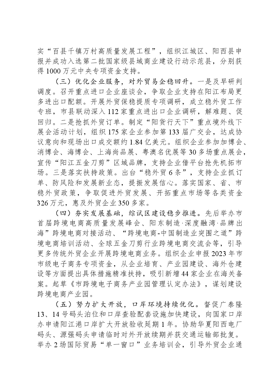 市商务局2023年工作总结和2024年工作计划.docx,第3页预览