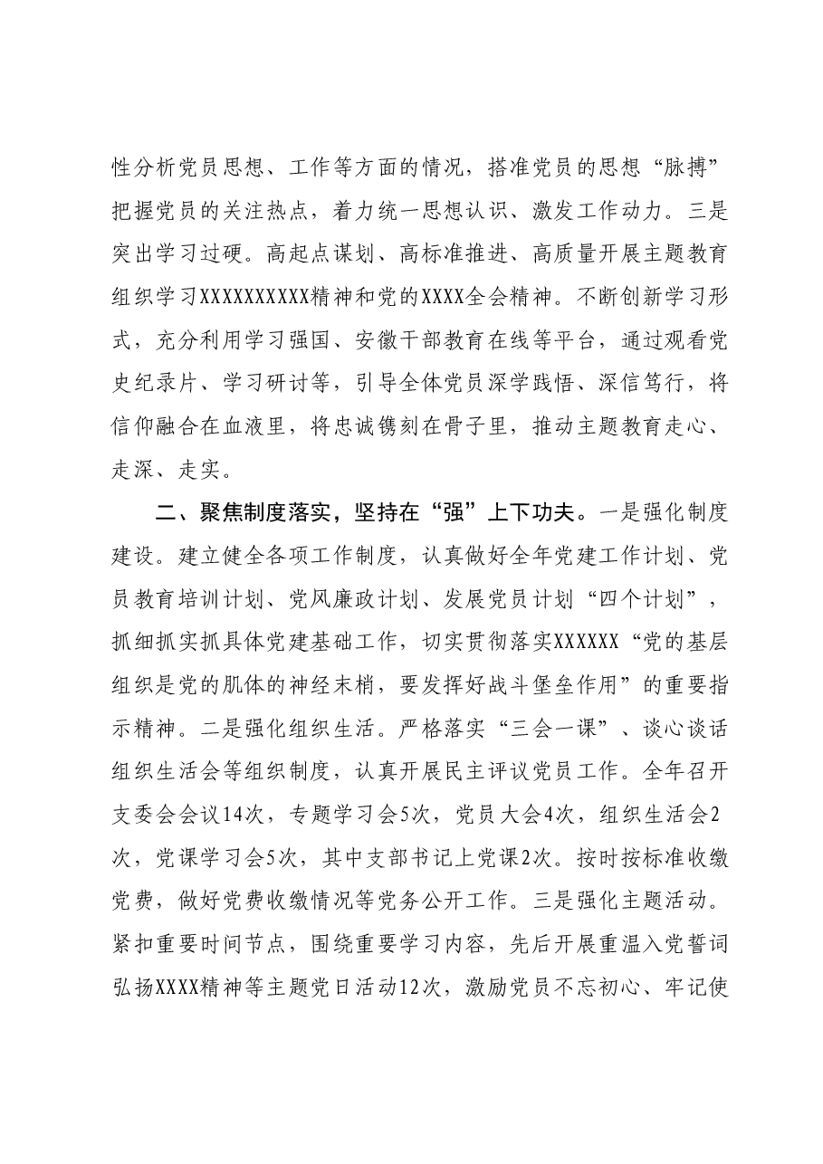 党支部书记抓党建工作述职报告1204.docx,第2页预览