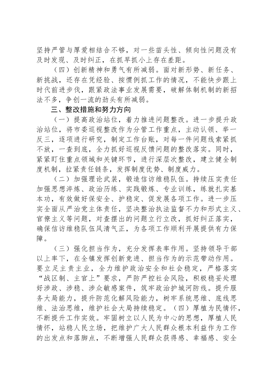 市委巡视整改专题民主生活会个人发言提纲.docx,第4页预览