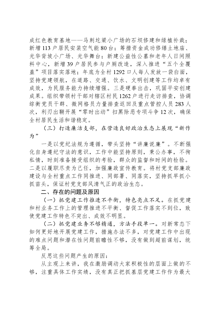 村党支部书记2023年度述职报告.docx,第2页预览