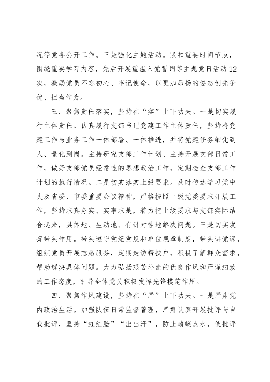 党支部书记2023年抓党建工作述职报告.docx,第3页预览