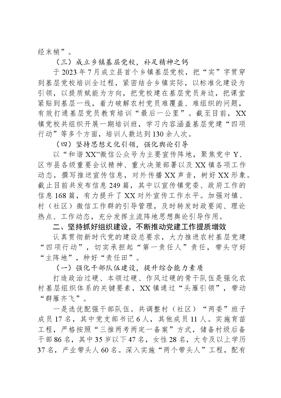 乡镇党支部书记抓党建述职报告.docx,第2页预览