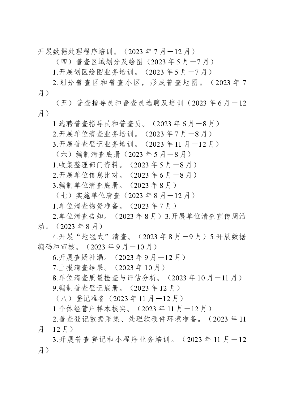XX县第五次全国经济普查主要工作计划.docx,第2页预览