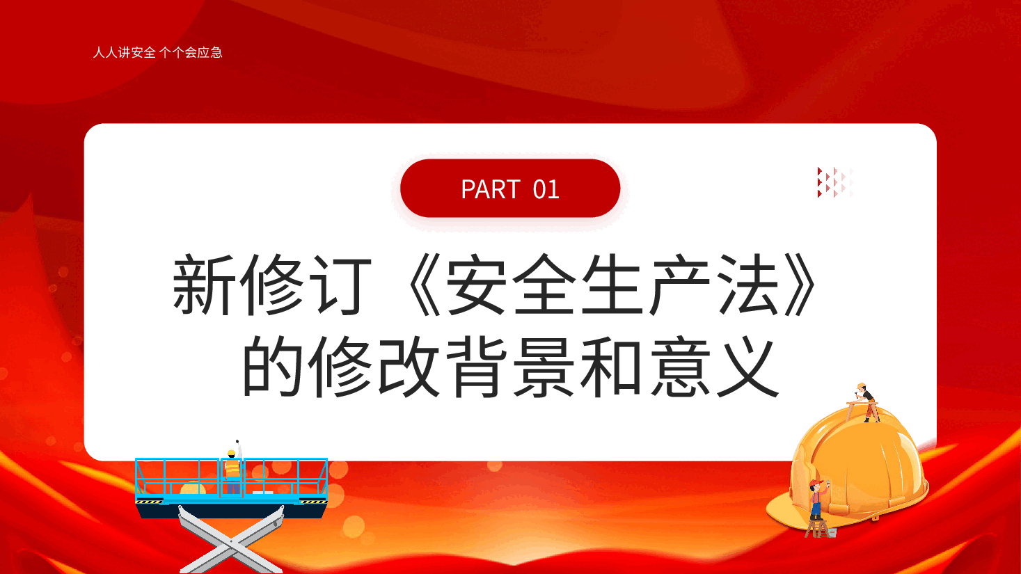 红色安全生产法宣传周学好用好《安全生产法》PPT模板.pptx,第3页预览