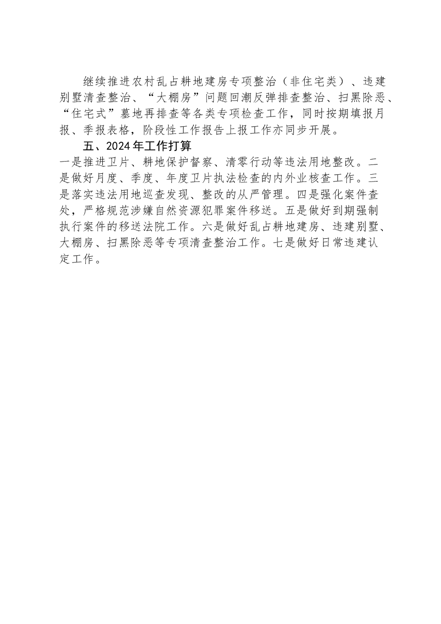 (2篇)2023年工作总结暨2024年工作打算汇编.docx,第4页预览