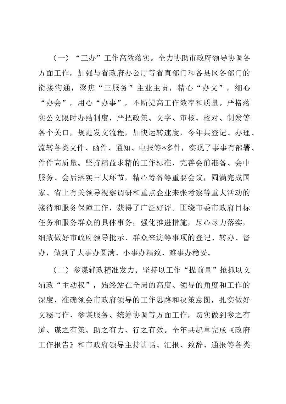 市政府办公室年度工作总结.docx,第4页预览