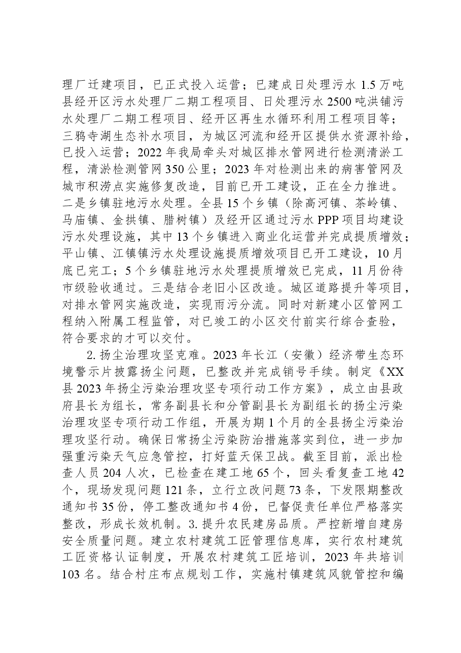 县住房和城乡建设局2023年工作总结暨2024年工作谋划.docx,第4页预览