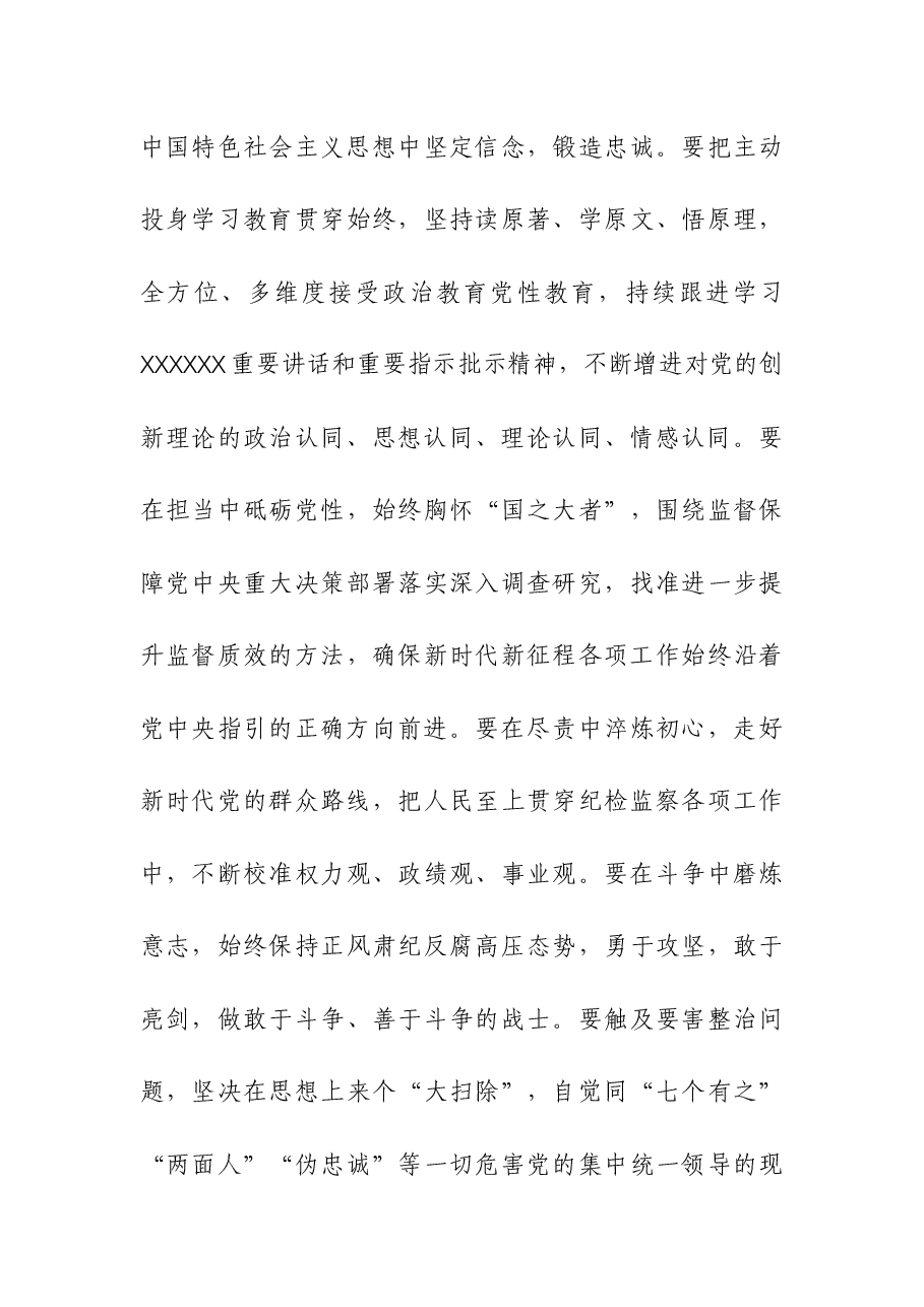 在纪检监察干部队伍教育整顿工作推进会上的讲话提纲.docx,第3页预览