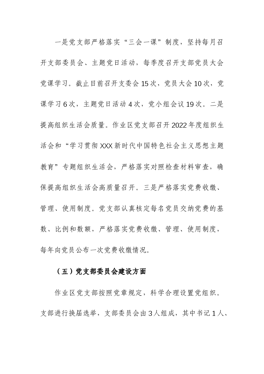2023年度公司党支部“堡垒指数”考评暨党支部标准化建设工作验收考评自查报告.docx,第4页预览