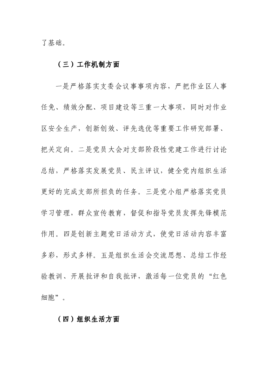 2023年度公司党支部“堡垒指数”考评暨党支部标准化建设工作验收考评自查报告.docx,第3页预览