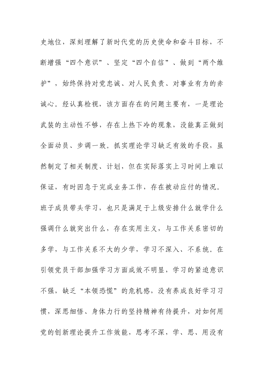 (2篇)主题教育组织生活会六个方面对照检查剖析发言材料.docx,第3页预览