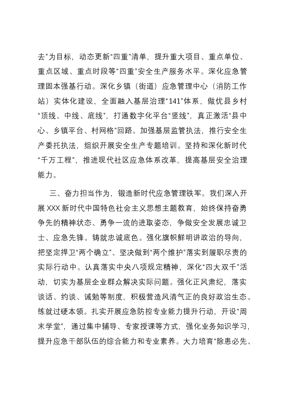 应急管理局在市委主题教育调研督导会上的汇报发言.docx，第4页预览