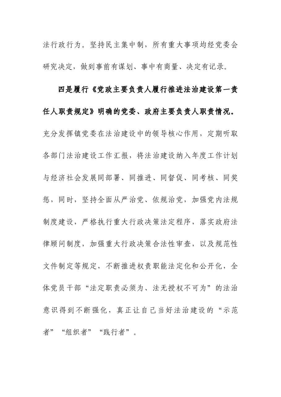 2023年党委书记履行推进法治建设职责情况(述法)报告.docx,第4页预览