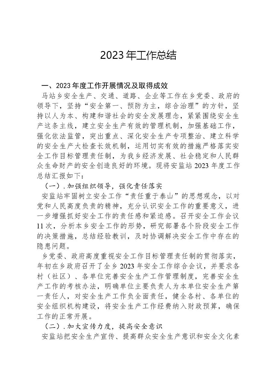 2023年工作总结.docx,第1页预览