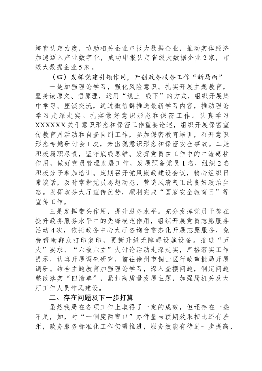 区数据资源管理局2023年工作总结及2024年工作计划.docx,第3页预览
