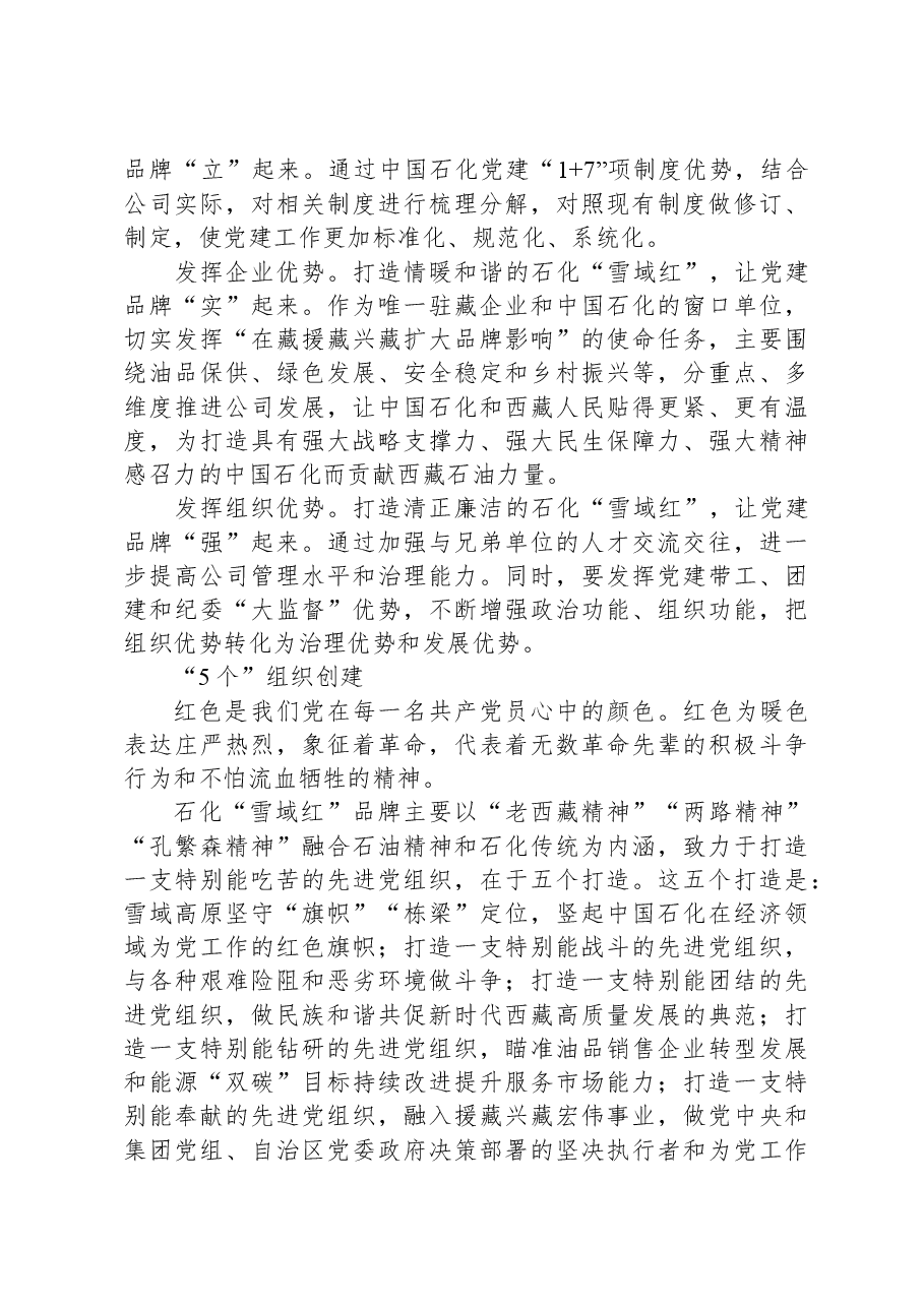 经验交流:“12345”工作法,打造“雪域红”党建品牌.docx,第4页预览
