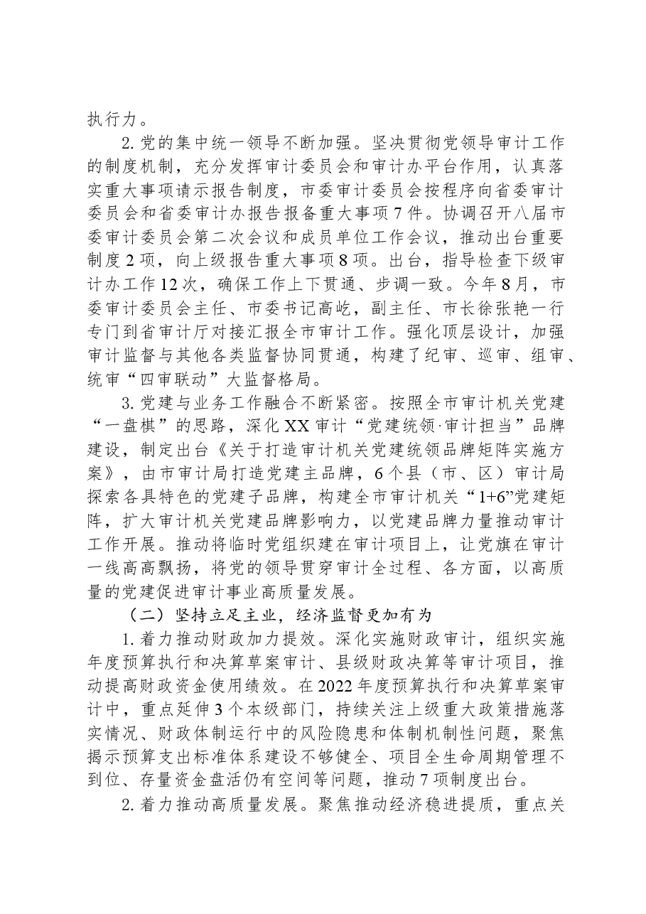 市审计局2023年工作总结和2024年工作思路.docx,第2页预览