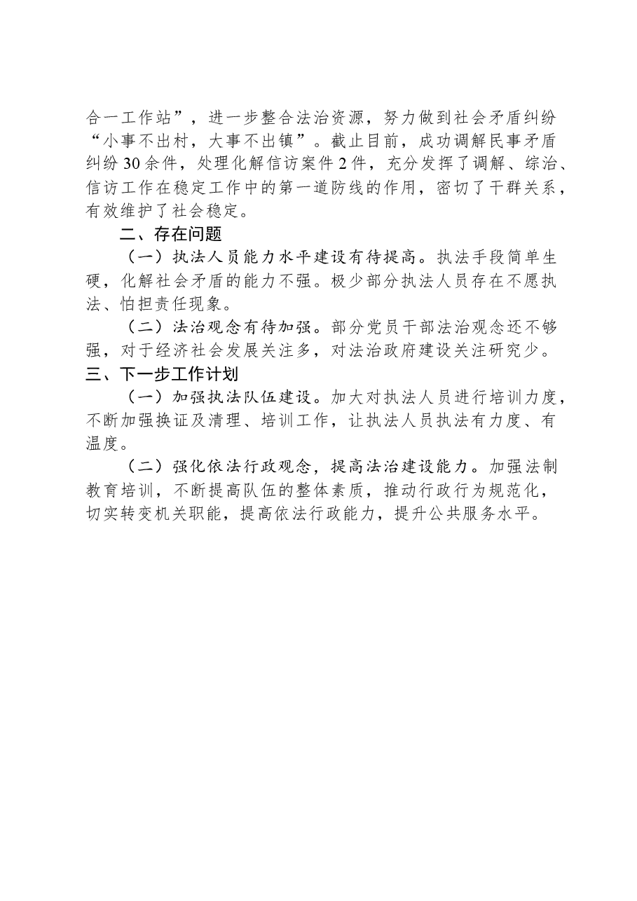 2023年法治政府建设工作总结01.docx,第3页预览