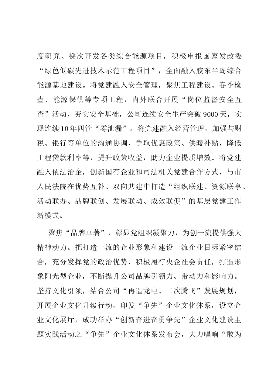 分公司在集团党建工作专题推进会上的汇报发言.docx,第4页预览