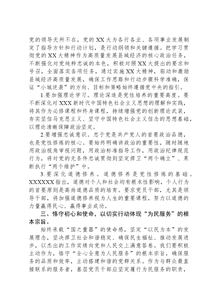 主题教育专题党课:深学践悟、务实笃行,全面推动xx实现高质量发展.docx,第4页预览