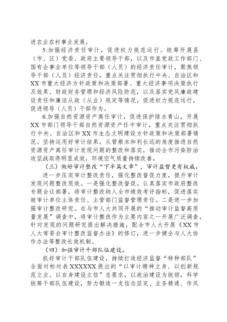 市审计局2023年工作总结和2024年工作计划.docx,第3页预览