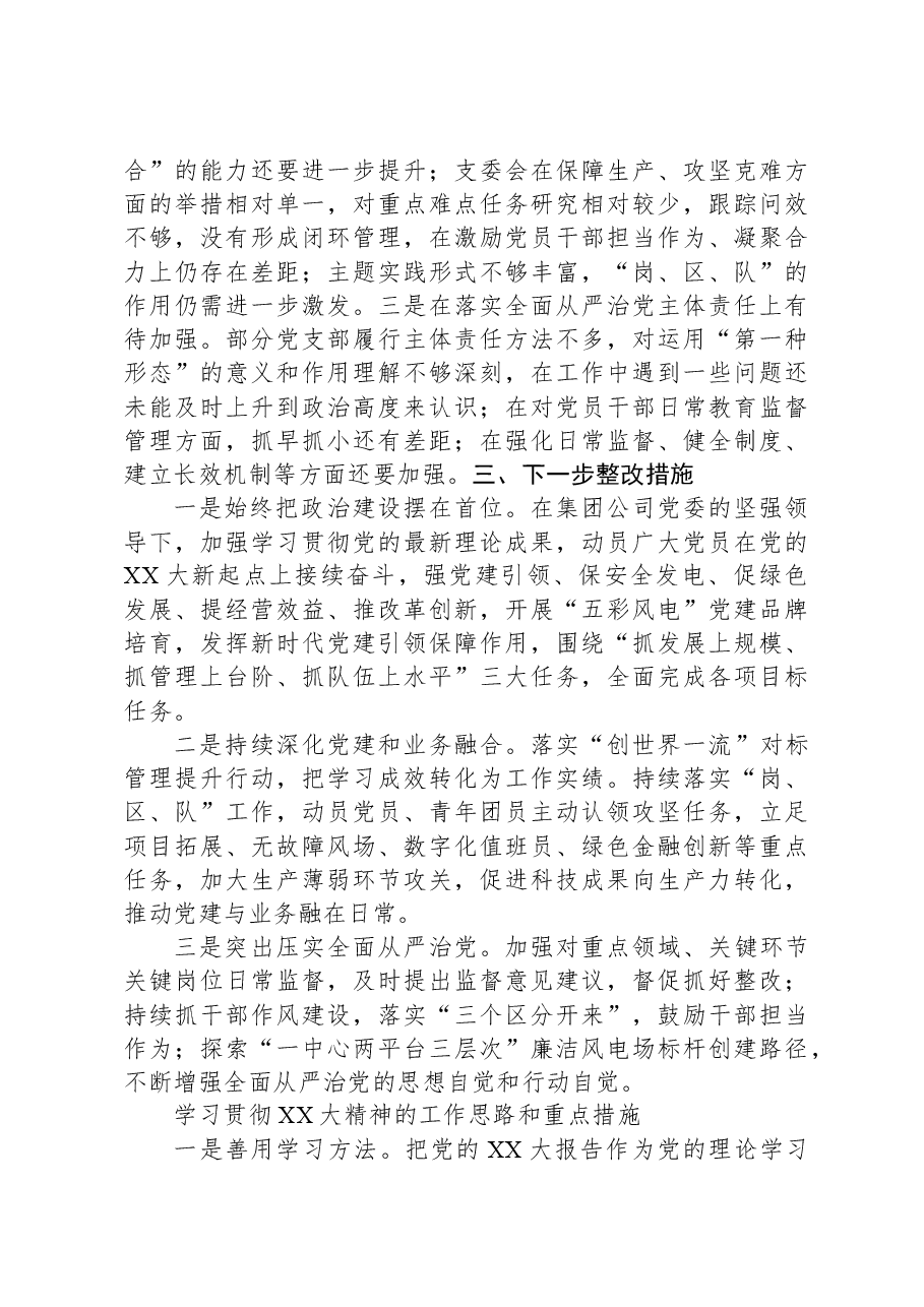 国企发电行业XX年度党委书记述职报告.docx，第3页预览