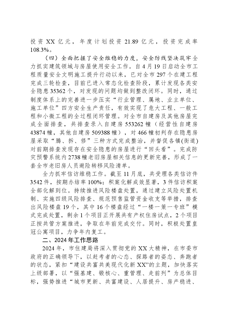 市住建局2023年工作总结和2024年工作思路.docx,第4页预览