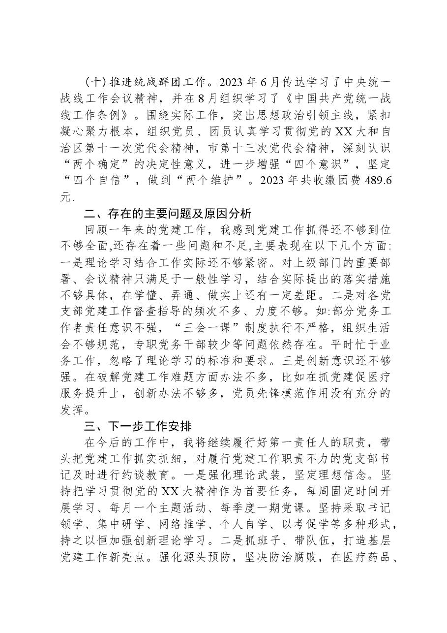 2023年度支部书记抓党建工作述职报告.docx,第4页预览