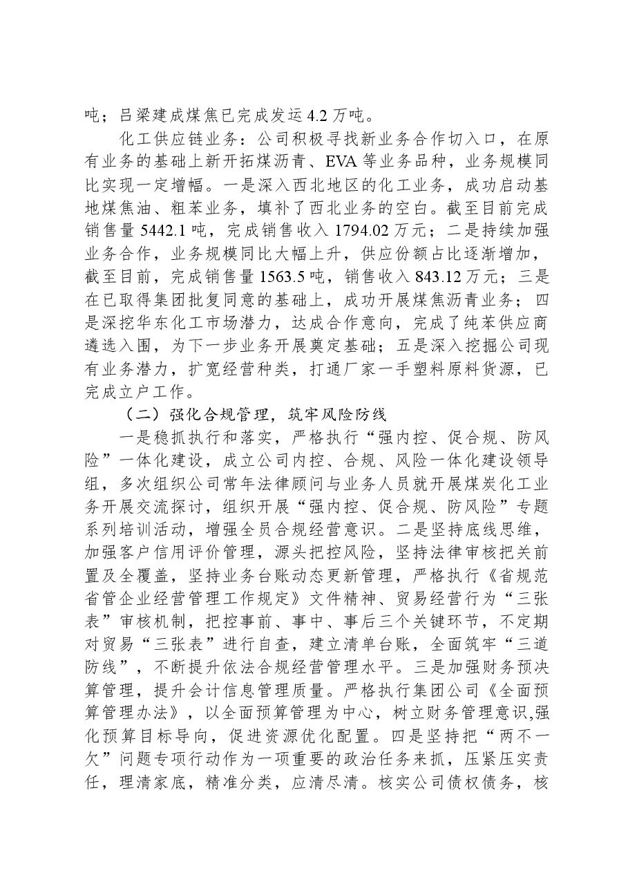 公司2023年工作总结及2024年工作计划.docx,第2页预览