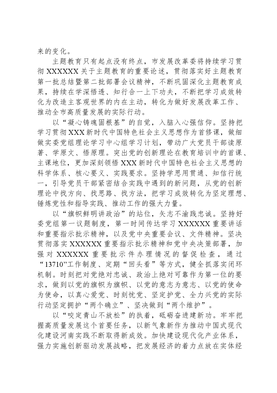 市发改委在市委主题教育调研督导会上的汇报发言.docx，第3页预览