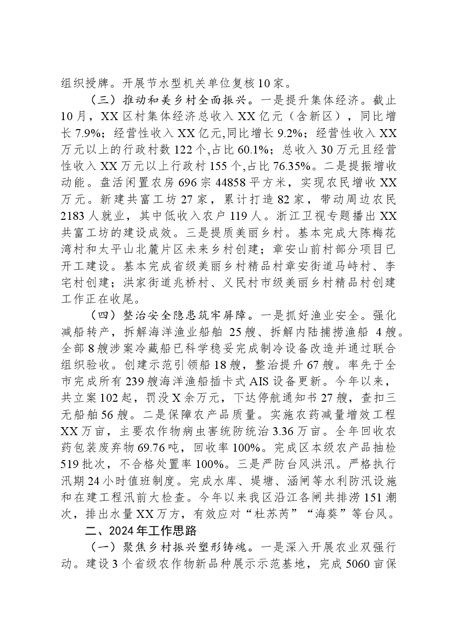 区农水局2023年工作总结和2024年工作思路.docx,第2页预览
