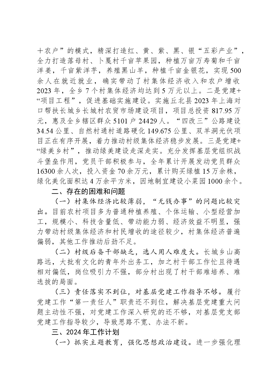 2023年乡镇党建工作汇报.docx,第4页预览