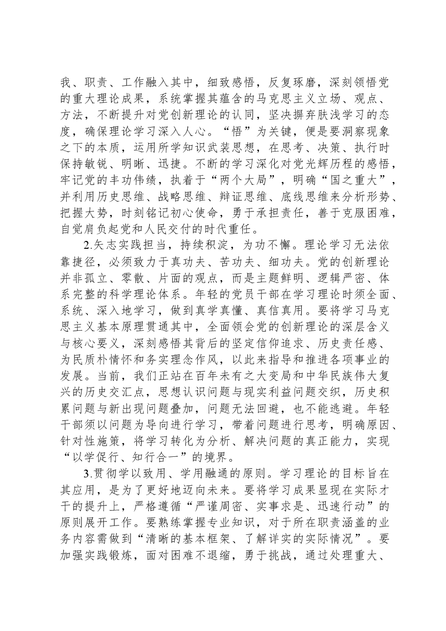主题教育专题党课：深化理论修养、矢志实践担当，奋力开辟高质量发展新征程.docx，第2页预览
