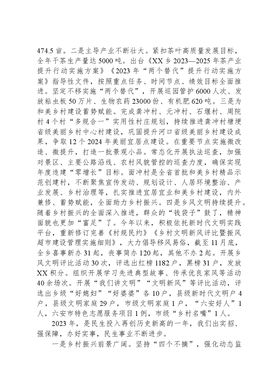 XX县XX乡2023年工作总结暨2024年重点工作安排.docx,第4页预览