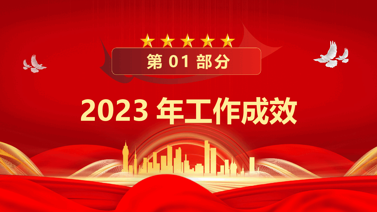 2023年党建工作总结2024年度工作规划计划PPT模板.pptx,第4页预览