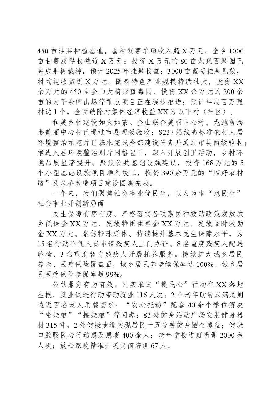 乡2023年度工作总结及2024年度工作计划.docx，第3页预览