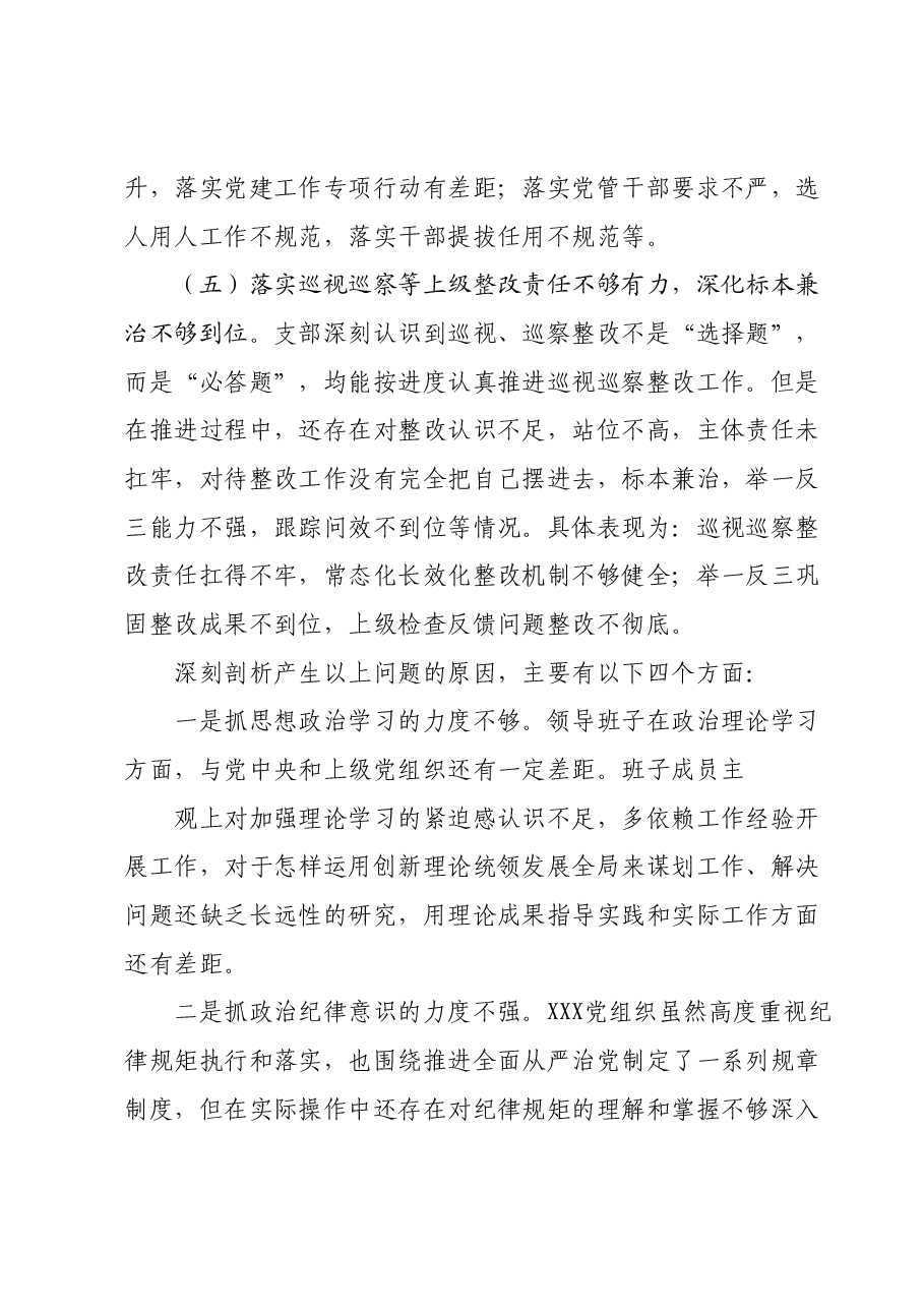 巡察整改专题民主生活会对照检查材料01.docx,第3页预览