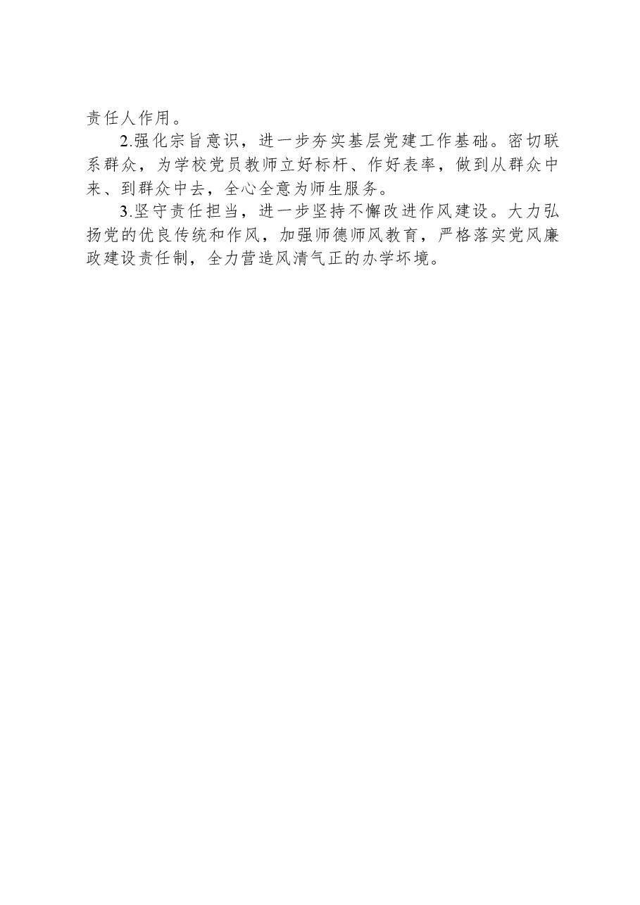 学校党支部书记履行抓党建工作第一责任人的职责述职报告.docx,第3页预览