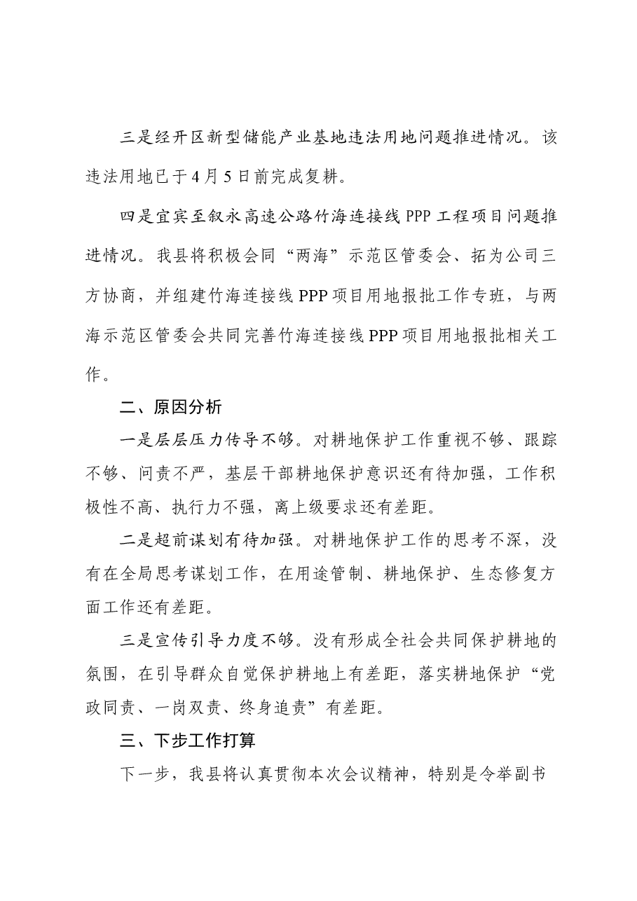 在全市自然资源重点工作推进会上的检视发言.docx,第2页预览