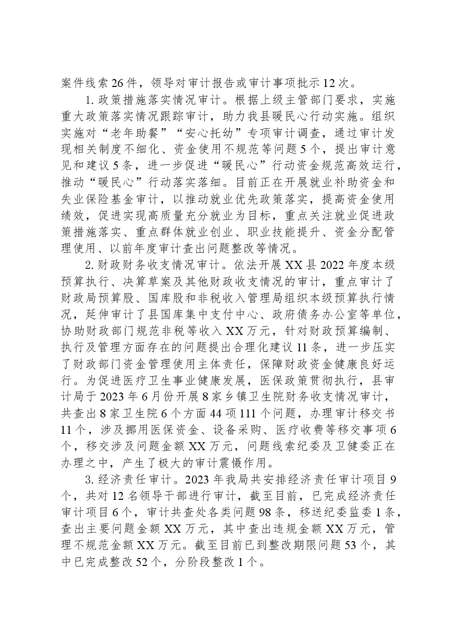 县审计局2023年工作总结及2024年工作安排.docx,第3页预览