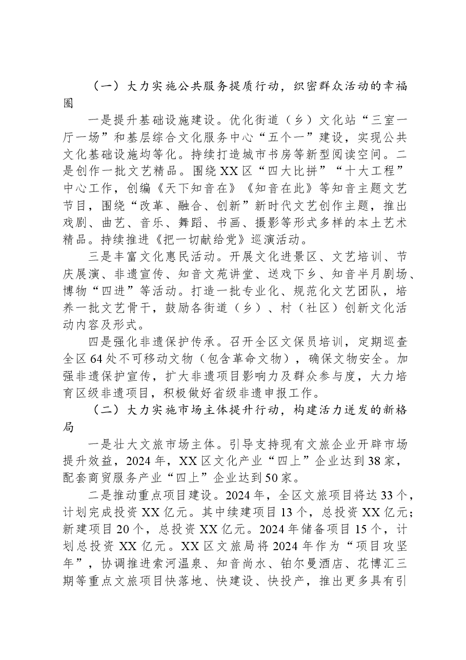 区文旅局2023年重点工作总结及2024年工作思路.docx,第4页预览
