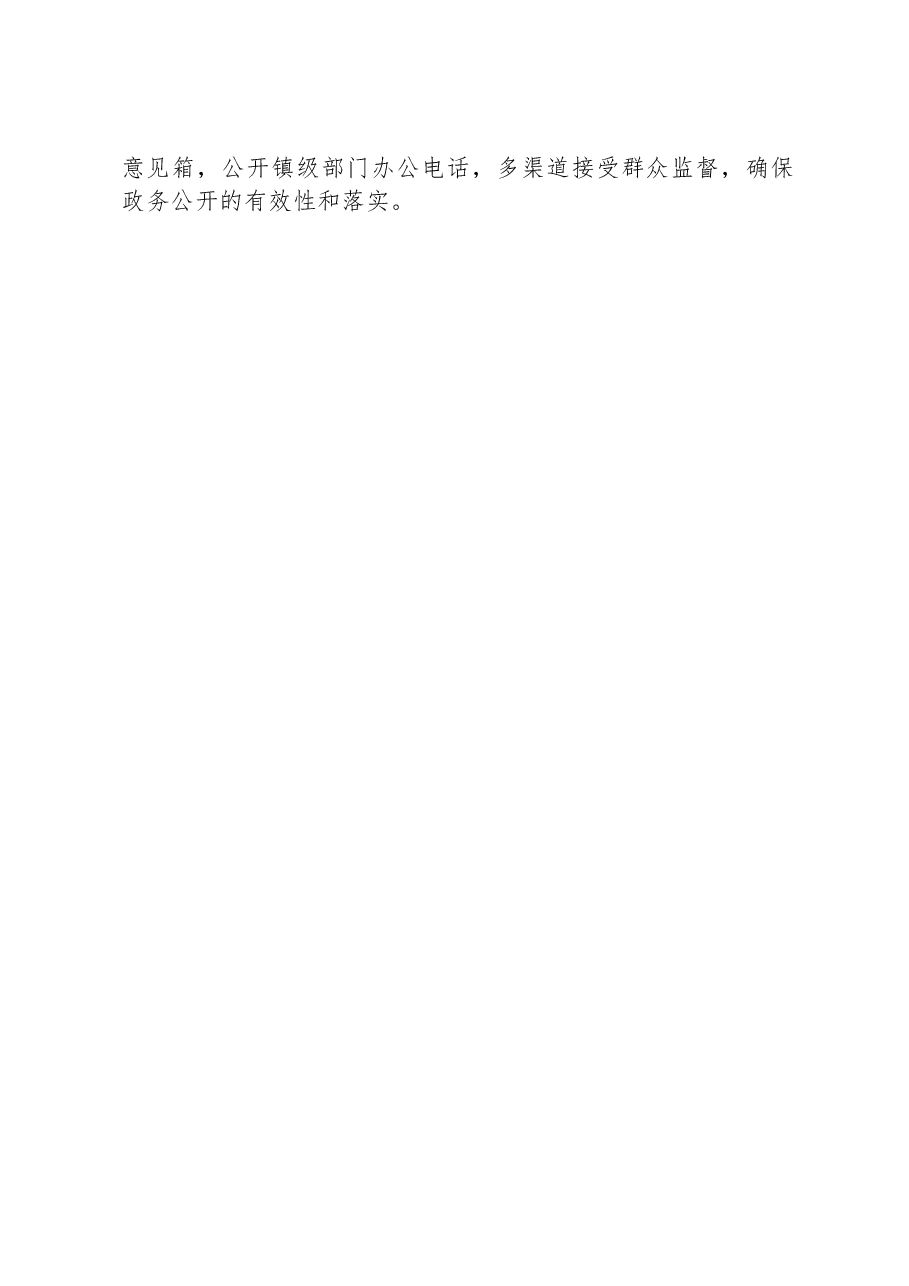 XX县XX镇2023年政务公开总结.docx,第2页预览