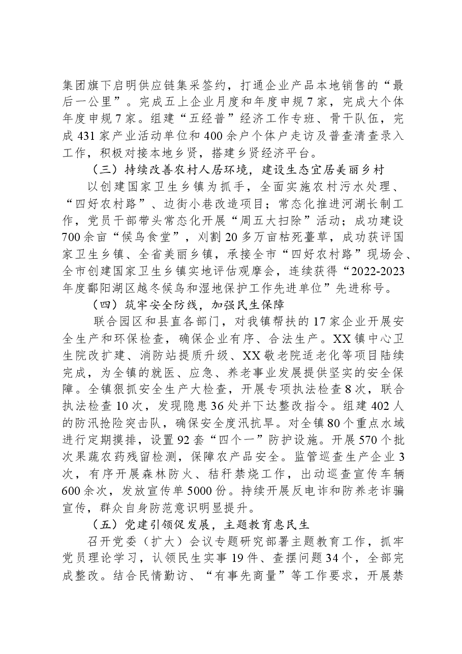 XX镇2023年工作总结和2024年工作计划.docx,第2页预览