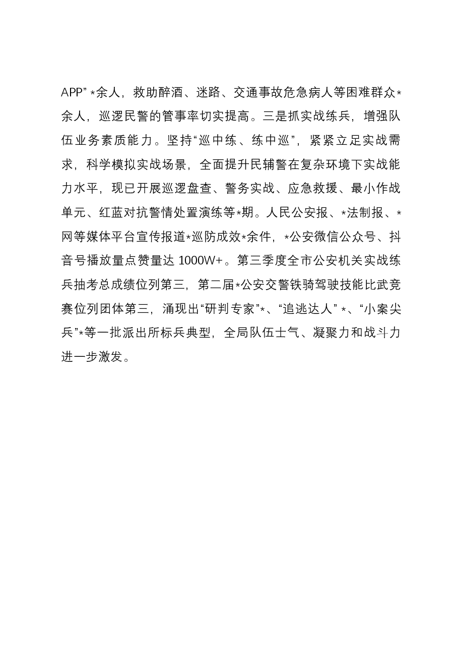 经验做法:抓好“三个导向” 强化巡防要素 提升治安管控水平.docx,第4页预览