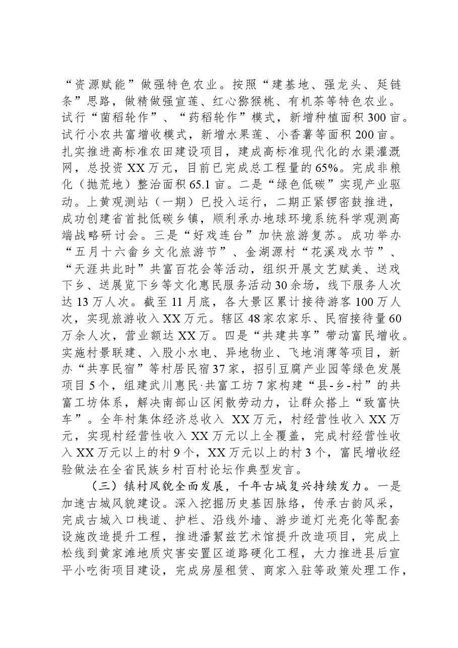 XX镇2023年工作总结2024年工作计划.docx,第2页预览