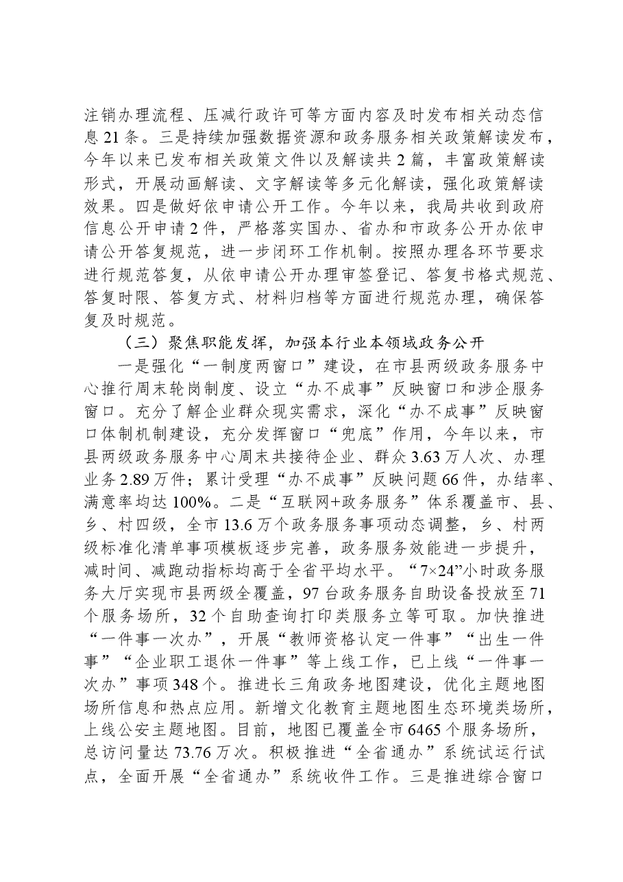 市数据资源管理局2023年政务公开工作总结.docx,第2页预览