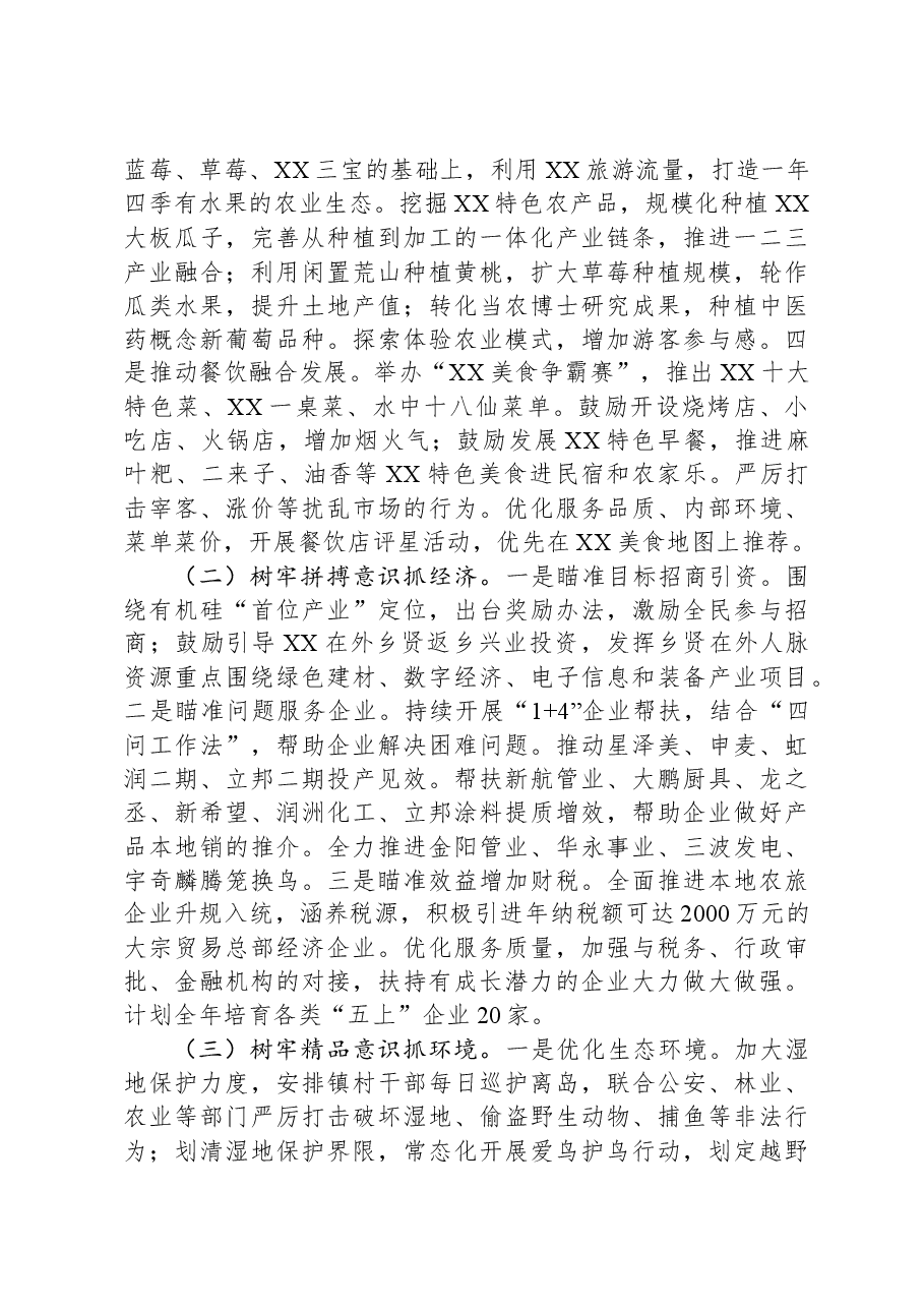 XX镇2023年工作总结和2024年工作计划.docx,第4页预览